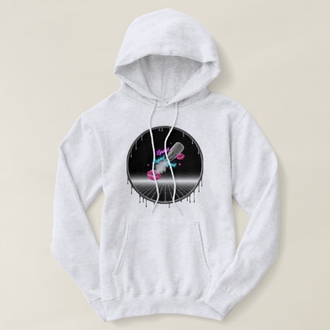Moletom Mic Drop Diva Hoodie 🎤 💋 (Frente do Design)
