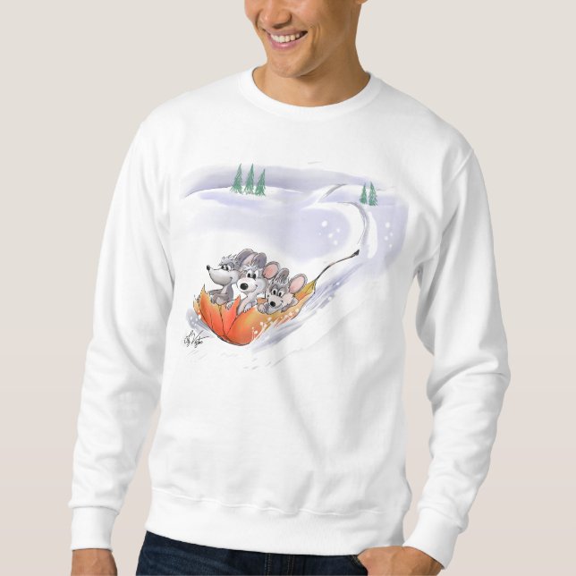 Moletom Mic, Mac & Moe's Winter Holiday Sweatshirt (Frente)