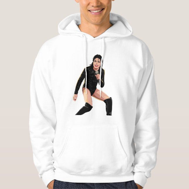 Moletom Michael Jackson ao Vivo Bad World Tour Aintree 198 (Frente)
