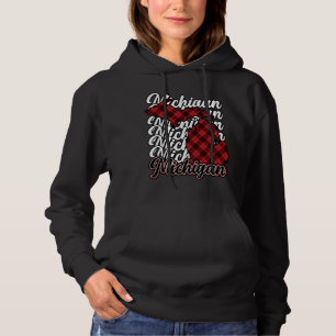 Moletom Michigan Flannel Michigan Mitten State Sweater Ho