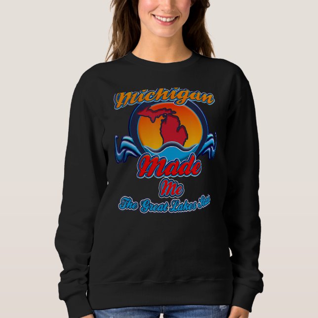 Moletom Michigan Made Me (The Excelente Lagos State) (Frente)