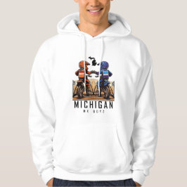 Moletom Michigan MX Boyz White Hoodie