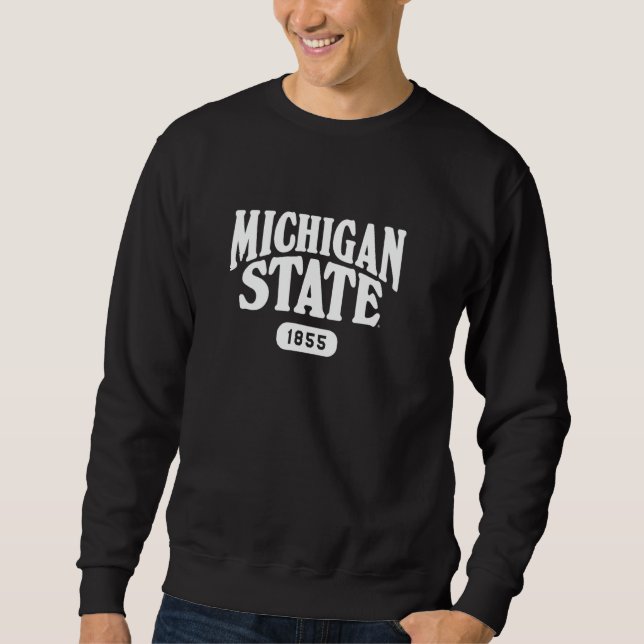 Moletom Michigan State MSU Esparteões Escola Estabelecida (Frente)