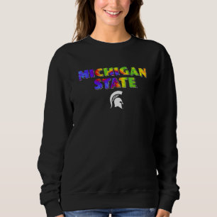 Moletom Michigan State MSU Spartans Orgulho Arremesso de T