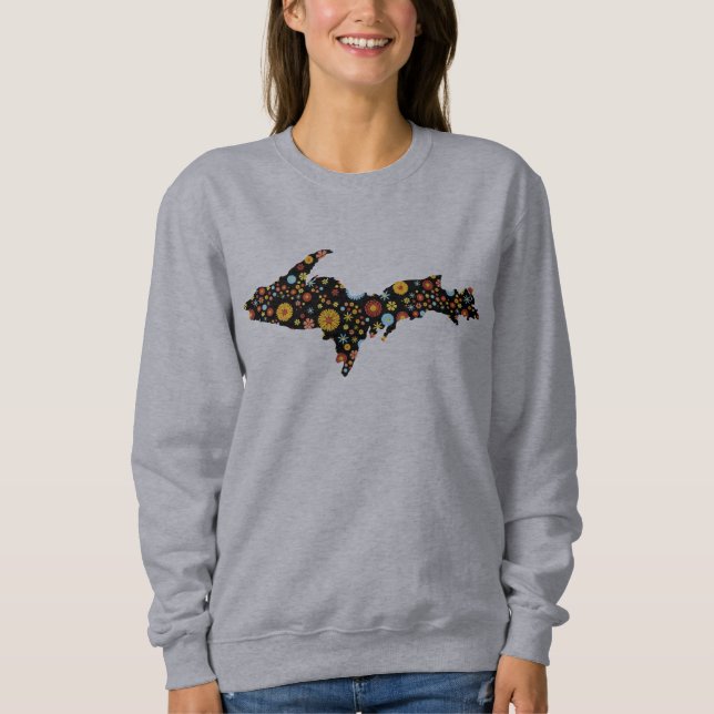 Moletom Michigan Upper Peninsula Trendy Sweatshirt (Frente)