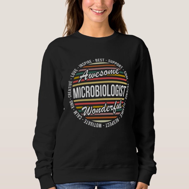 Moletom Microbiologist   Appreciation Inspire (Frente)