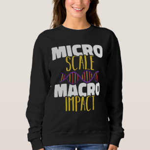 Moletom Microescala Macro impact Microbiology Science Biol