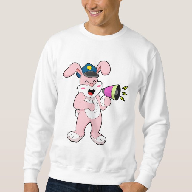 Moletom Microfone da Polícia de Rabbit (Frente)