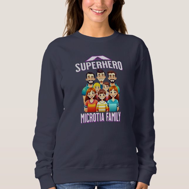 Moletom Microtia super-herói (Frente)