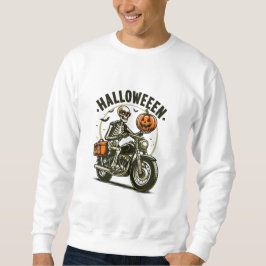 Moletom Midnight Halloween Biker Skeleton