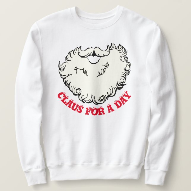 Moletom Mikitez santaclaus barba vintage gengibre (Frente do Design)