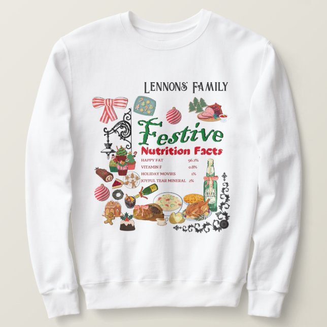 Moletom Mikitiez festivechristmas recipe baking holiday (Frente do Design)