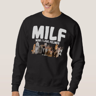 Moletom Milf Man I Love Felinos Cat Pet 3