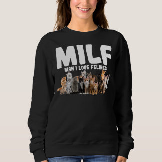 Moletom Milf Man I Love Felinos Cat Pet 3