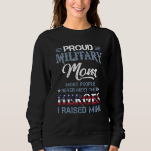 Moletom Military Mãe Eu Levantei Meu Herói América Forças