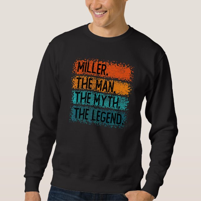 Moletom Miller O Homem O Mito A Lenda (Frente)