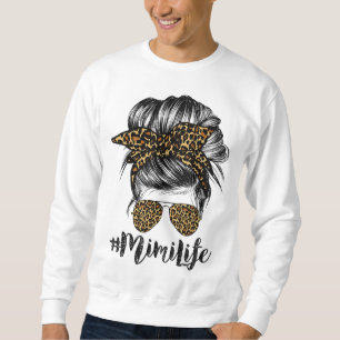 Moletom Mimi Life Hair Bandana Óculos Leopardo Mira