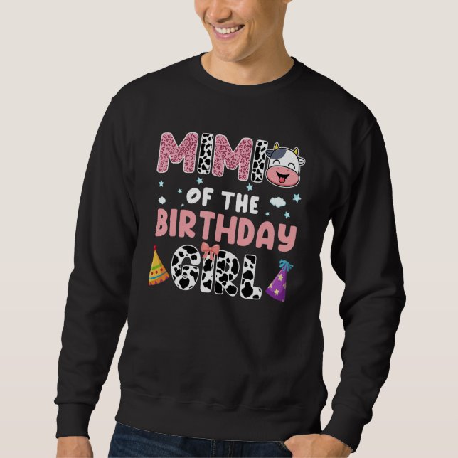 Moletom Mimi Of The Birthday Girl Farming Barnyard Birthda (Frente)