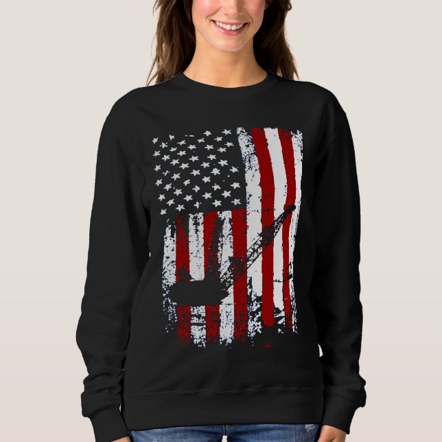 Moletom Miners Patriotic American Flag Retro Men Women Min (Frente)