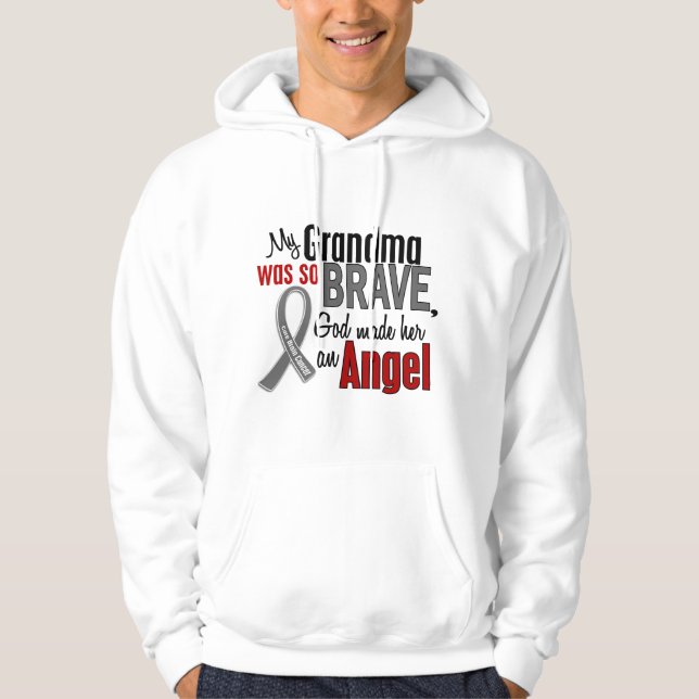 Moletom Minha avó é um cancro cerebral do anjo 1 (Frente)