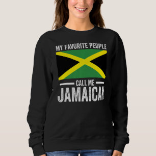 Moletom Minha bandeira jamaicana favorita das Pessoas