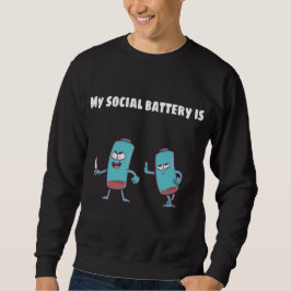 MOLETOM MINHA BATERIA SOCIAL ESTÁ BAIXA
