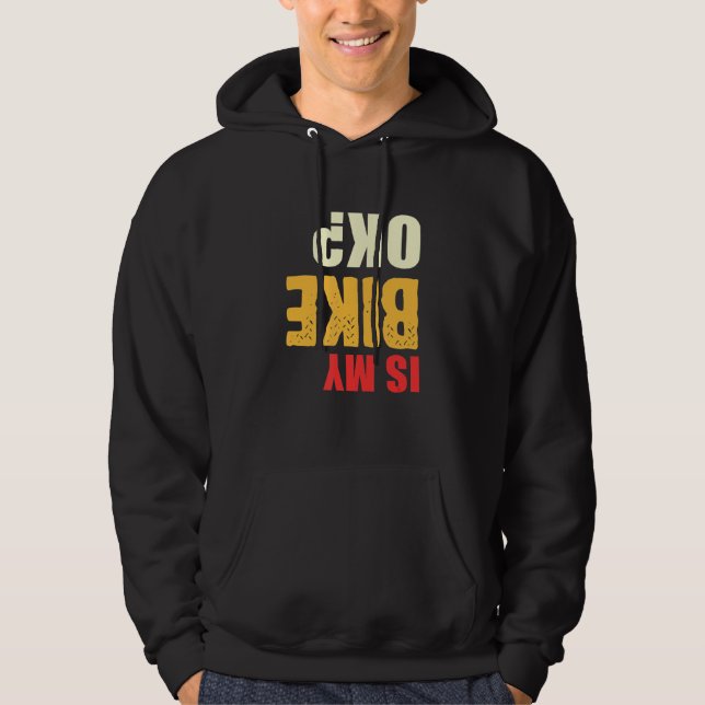 Moletom Minha bicicleta, Ok, Pro, ciclista (Frente)