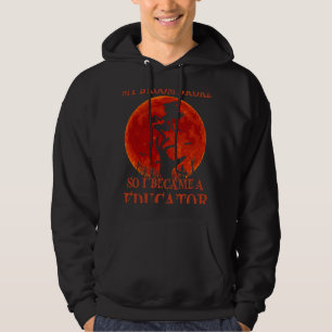Moletom Minha Broom Quebrou E Tornei-Me Um Halloween Educa