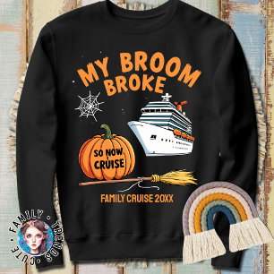 Moletom Minha Broom Quebrou, Então Eu Vou Cruzar A Bruxa D