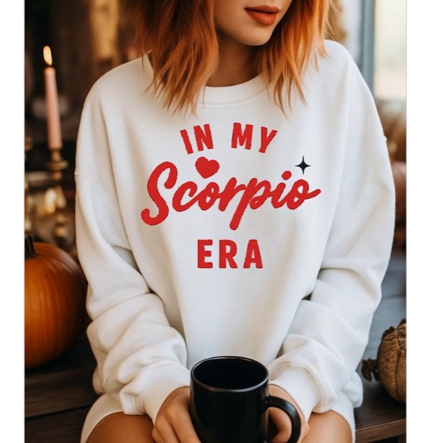 Moletom minha camisola da era escorpião, presente de anive (Criador carregado)