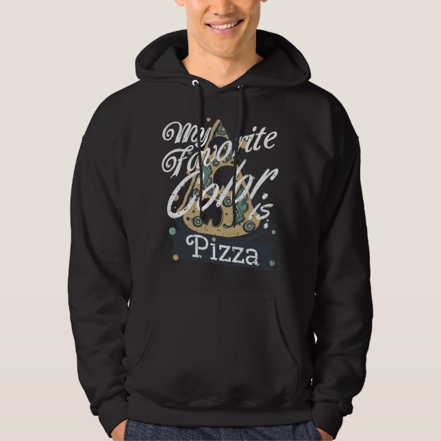 Moletom Minha Cor Favorita É A Comida Do Pizza Cozinhar (Frente)