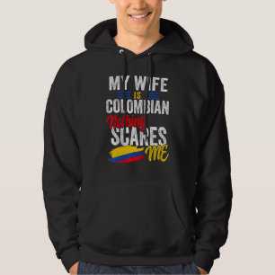 Moletom Minha Esposa É A Bandeira Do Patrimônio Colombiano