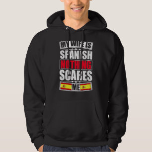 Moletom Minha Esposa É Espanhola Nada Me Assusta Espanha B