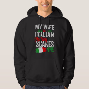 Moletom Minha Esposa É Italiana Itália Herança Raízes Band