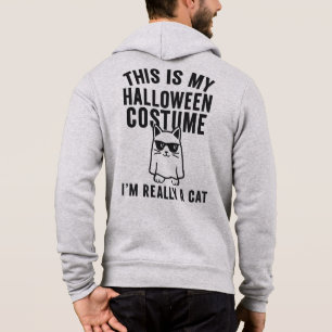 Moletom Minha fantasia de Halloween: Realmente um gato