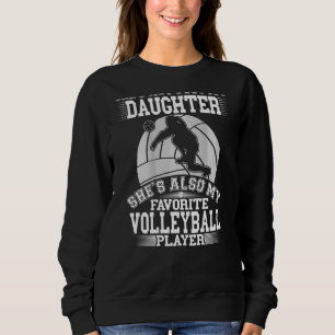 Moletom Minha Filha É O Meu Jogador De Voleibol Favorito