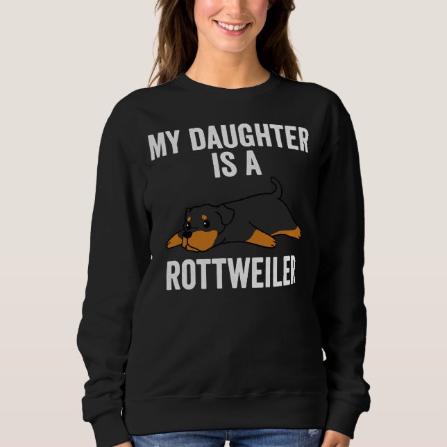 Moletom Minha Filha É Um Rottweiler (Frente)