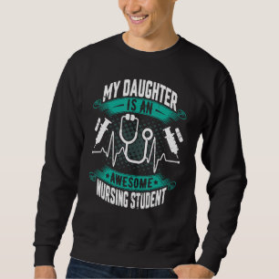 Moletom Minha Filha é uma enfermeira estudantil incrível