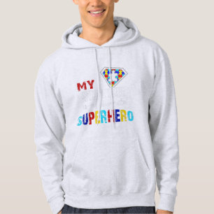 Moletom Minha Irmã É Minha Super Herói Favorita Autismo