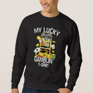 Moletom Minha Máquina de Jogos do Gamblin Jackpot