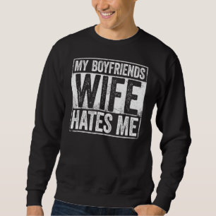 Moletom Minha Namorado Esposa Me Odeia Garotas Teus Women 