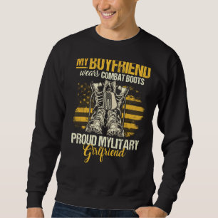 Moletom Minha Namorado Veste Combate Boots Girlfrie Milita