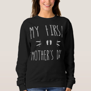 Moletom Minha Primeira Dia de as mães Mãe Filha Filha Filh