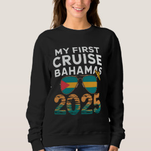 Moletom Minha Primeira Viagem de Cruzeiro Bahamas 2025 Cam