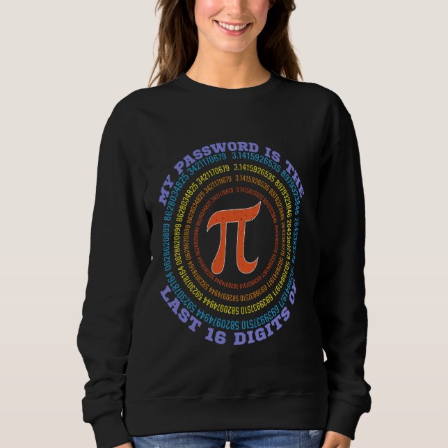 Moletom Minha Senha é os últimos 16 dígitos da Matemática  (Frente)