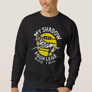 Moletom Minha Sombra Tem Quatro Pernas E German shepherd D