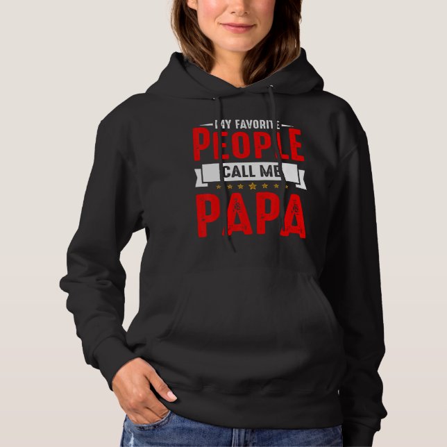 Moletom Minhas Pessoas Favoritas Me Chamam De Papai (Frente)