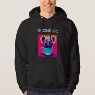 Moletom Minhas Piadas São Koala Tea Engraçada Brincando Co