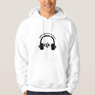 Moletom Minimal Modern Headphone Typography Hoodie Design