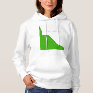 Moletom Minimalismo branco verde